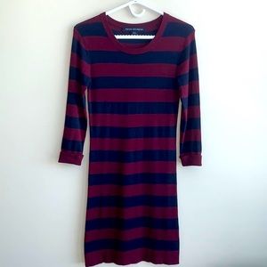 French Connection Striped Sweater Dress